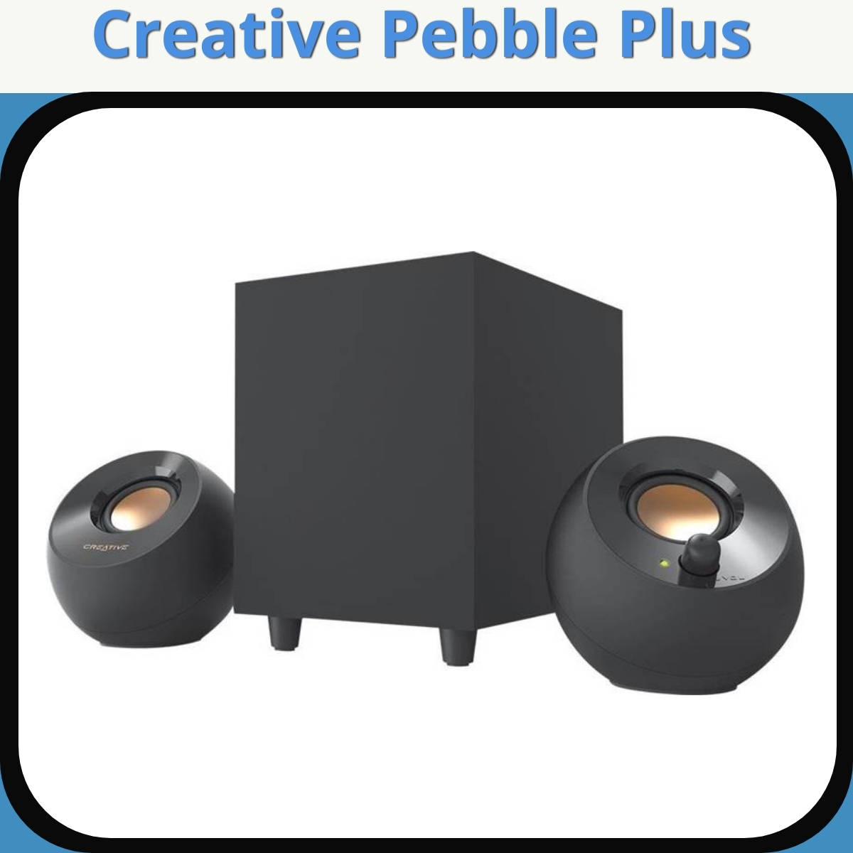 Anmeldelse af Creative Pebble Plus