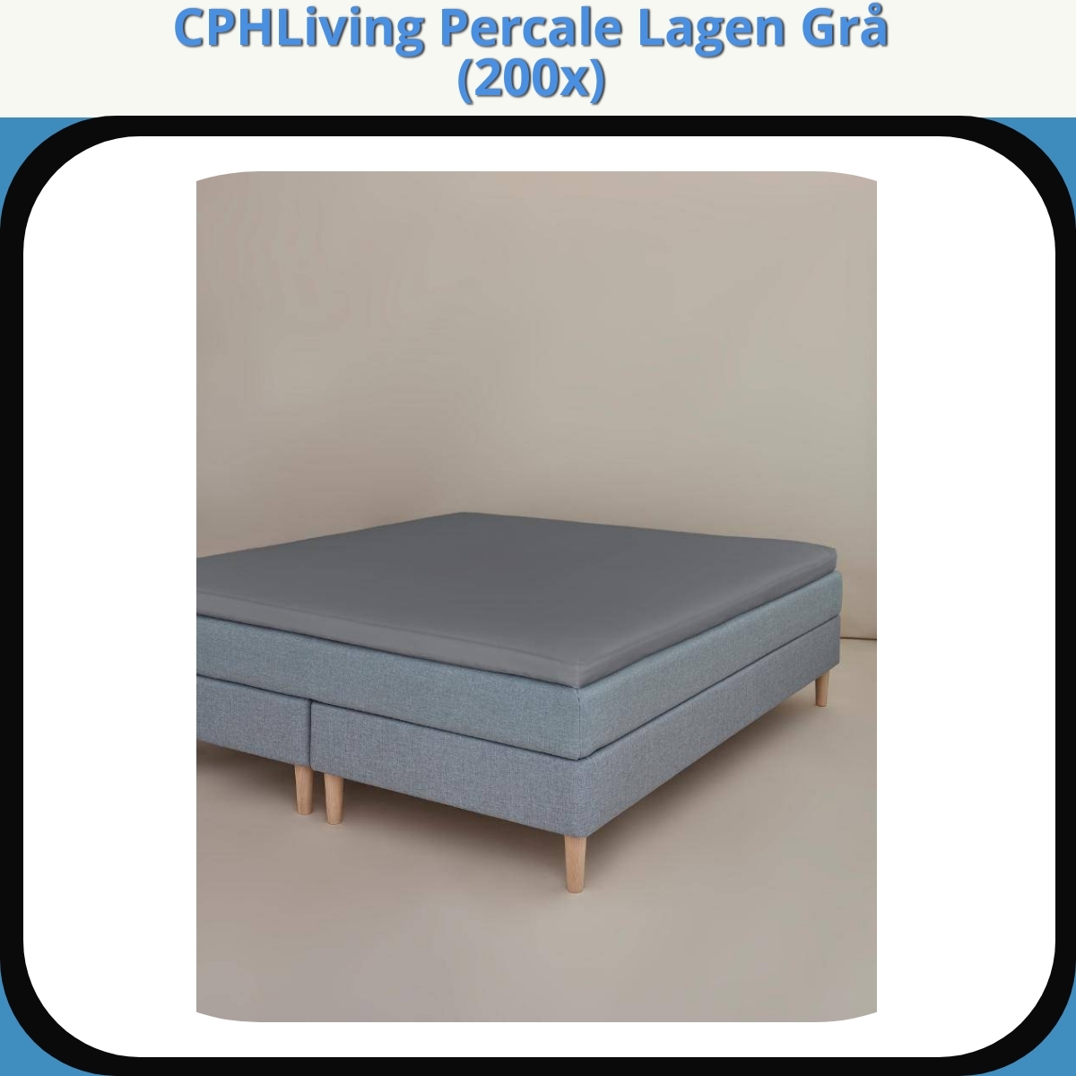 Anmeldelse af CPHLiving Percale Lagen Grå (200x)
