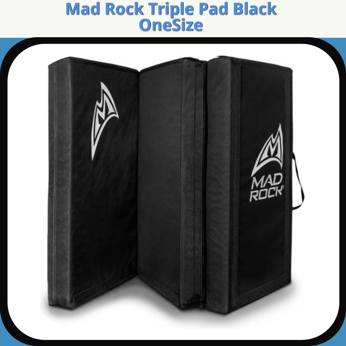 Anmeldelse af Mad Rock Triple Pad Black OneSize