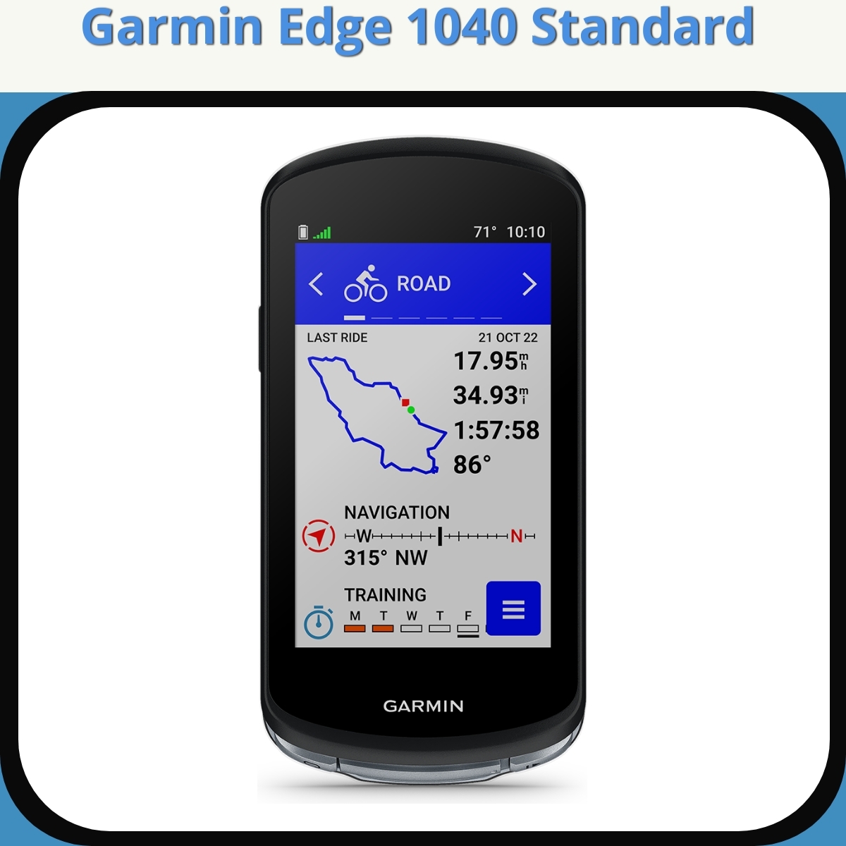 Anmeldelse af Garmin Edge 1040 Standard