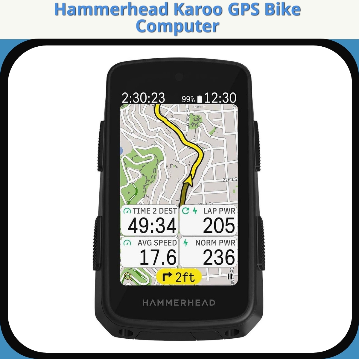 Anmeldelse af Hammerhead Karoo GPS Bike Computer