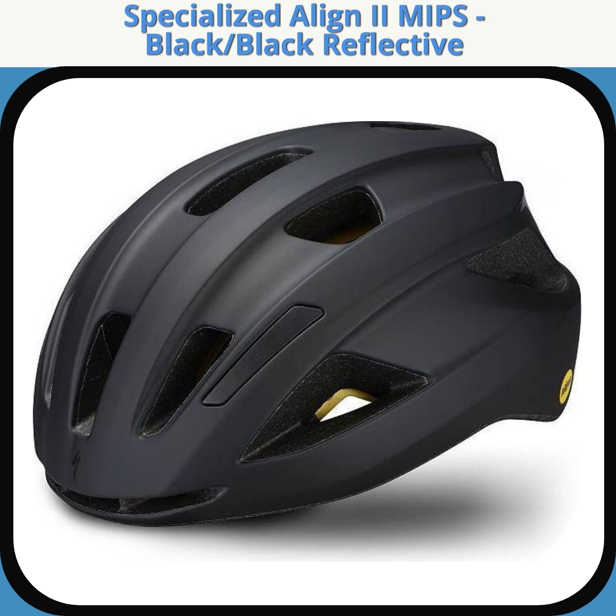 Anmeldelse af Specialized Align II MIPS - Black/Black Reflective