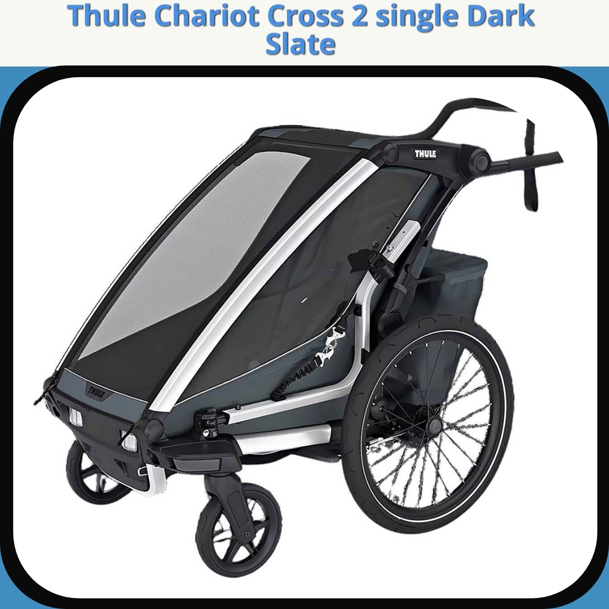 Anmeldelse af Thule Chariot Cross 2 single Dark Slate