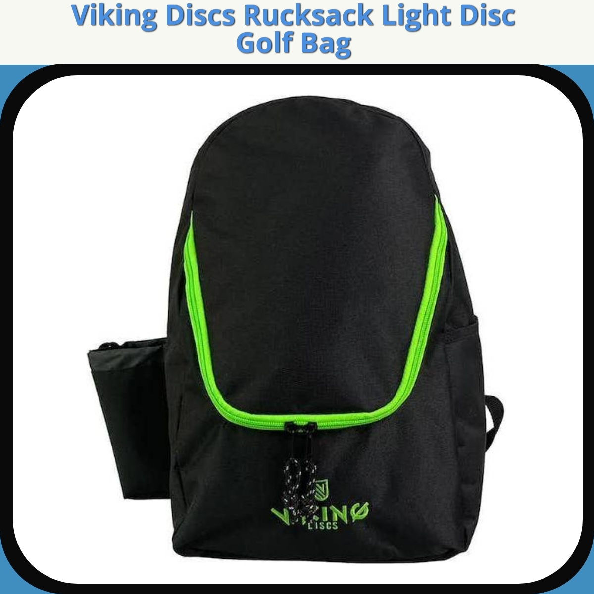 Anmeldelse af Viking Discs Rucksack Light Disc Golf Bag