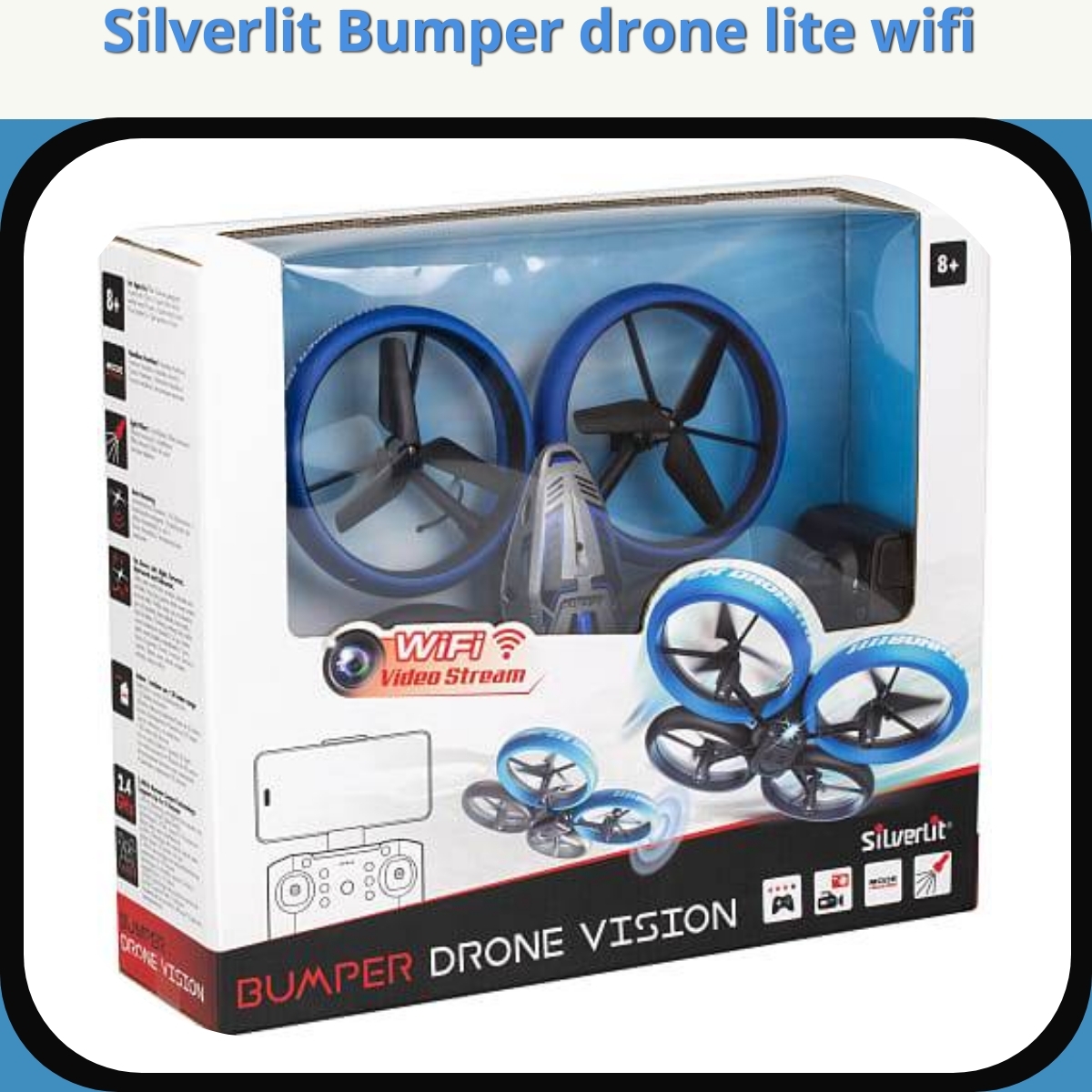 Anmeldelse af Silverlit Bumper drone lite wifi