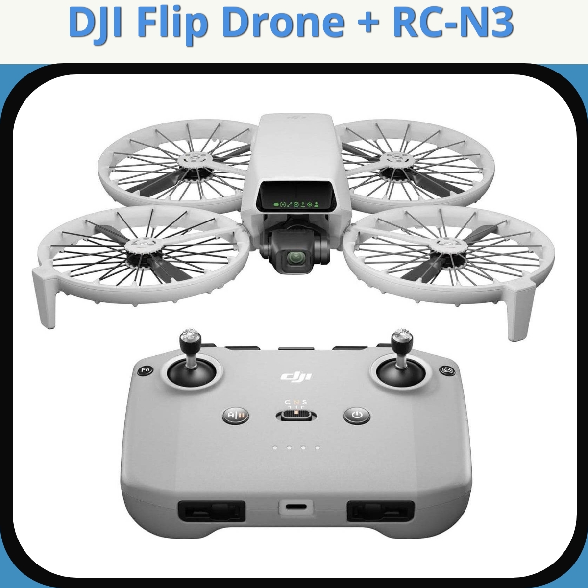 Anmeldelse af DJI Flip Drone + RC-N3