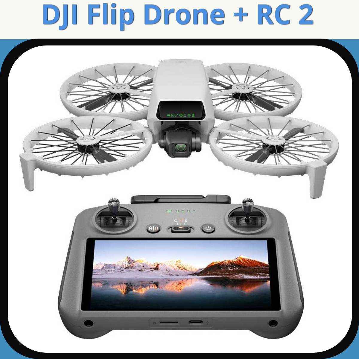 Anmeldelse af DJI Flip Drone + RC 2