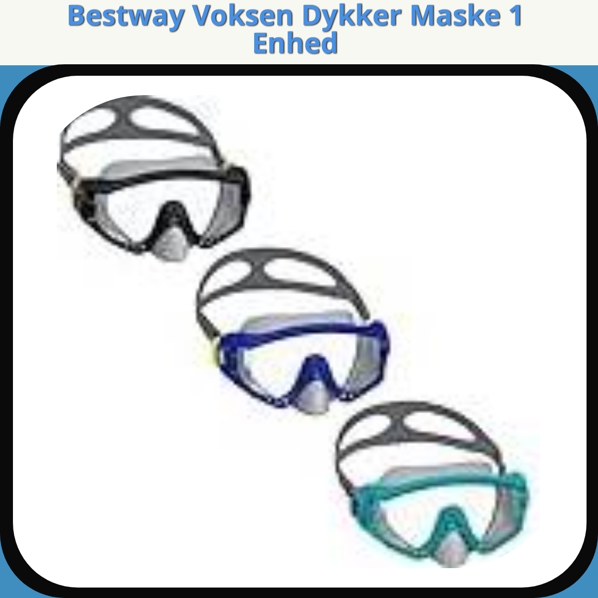Anmeldelse af Bestway Voksen Dykker Maske 1 Enhed