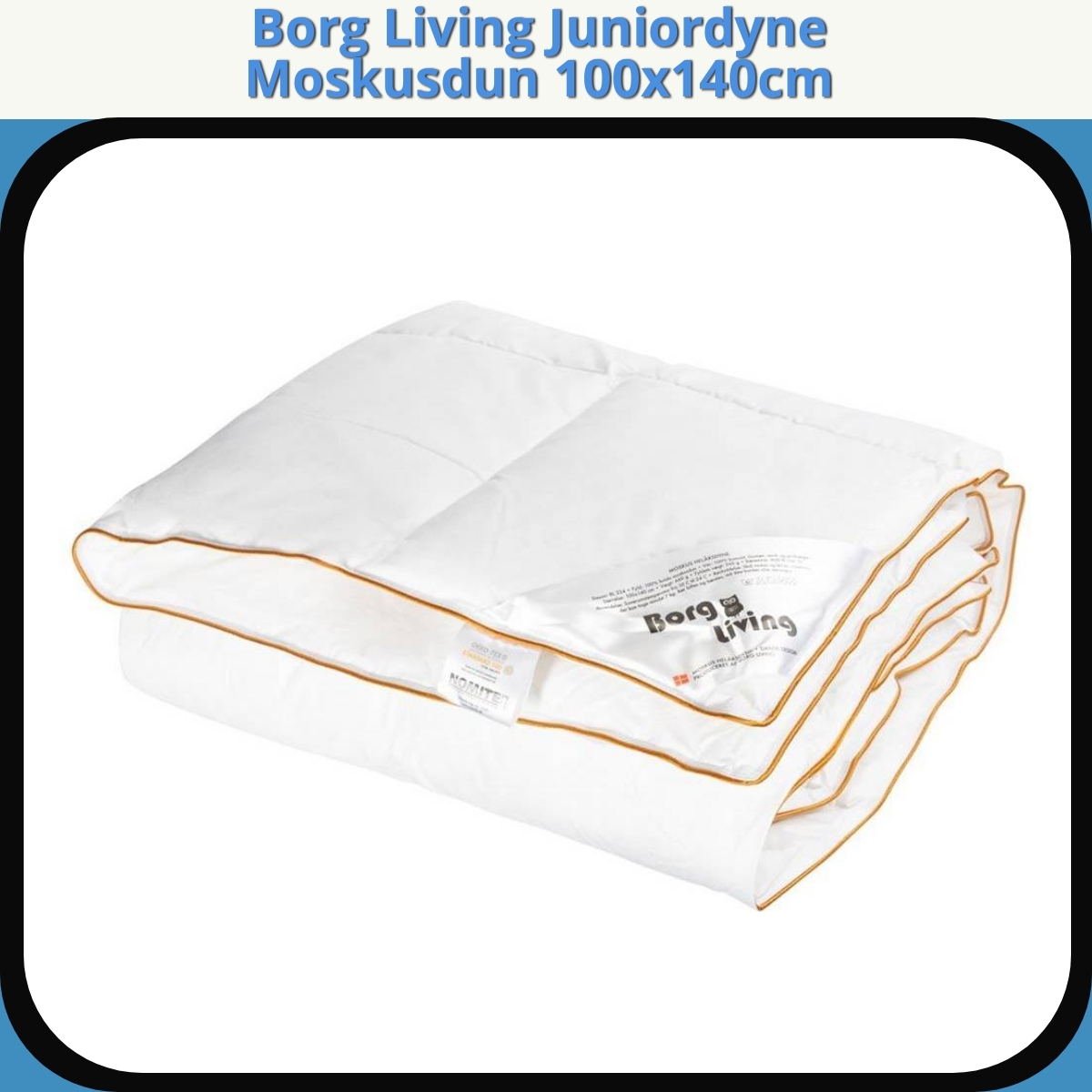 Anmeldelse af Borg Living Juniordyne Moskusdun 100x140cm
