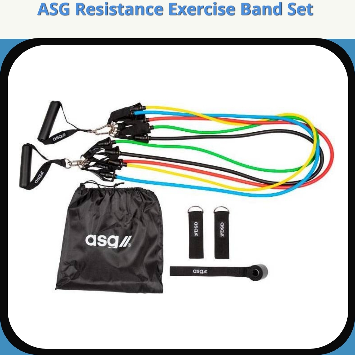 Anmeldelse af ASG Resistance Exercise Band Set