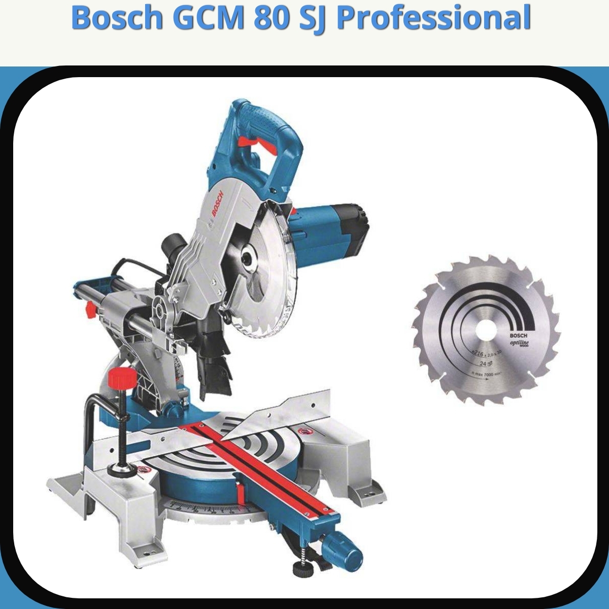 Anmeldelse af Bosch GCM 80 SJ Professional