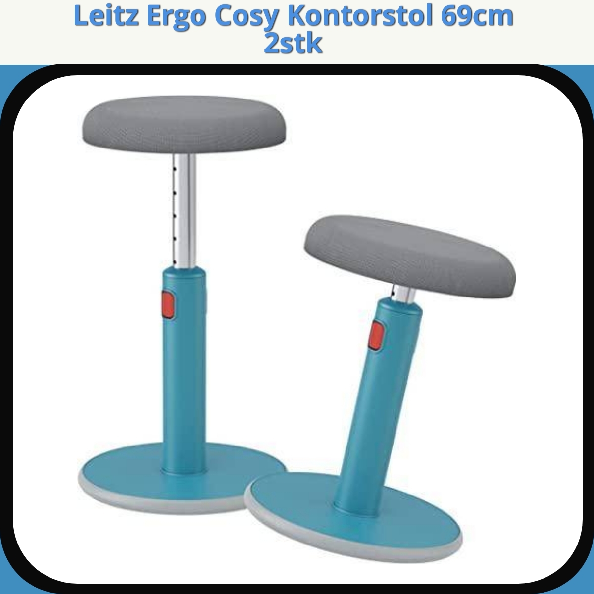 Anmeldelse af Leitz Ergo Cosy Kontorstol 69cm 2stk