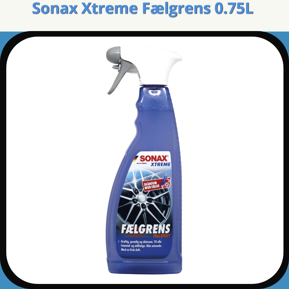 Anmeldelse af Sonax Xtreme Fælgrens 0.75L