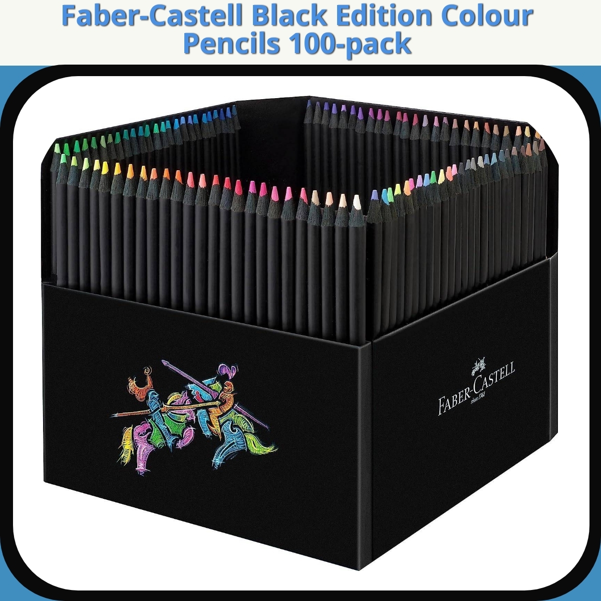 Anmeldelse af Faber-Castell Black Edition Colour Pencils 100-pack