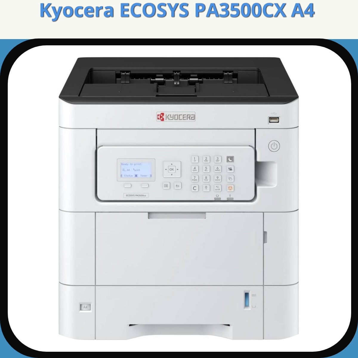 Anmeldelse af Kyocera ECOSYS PA3500CX A4