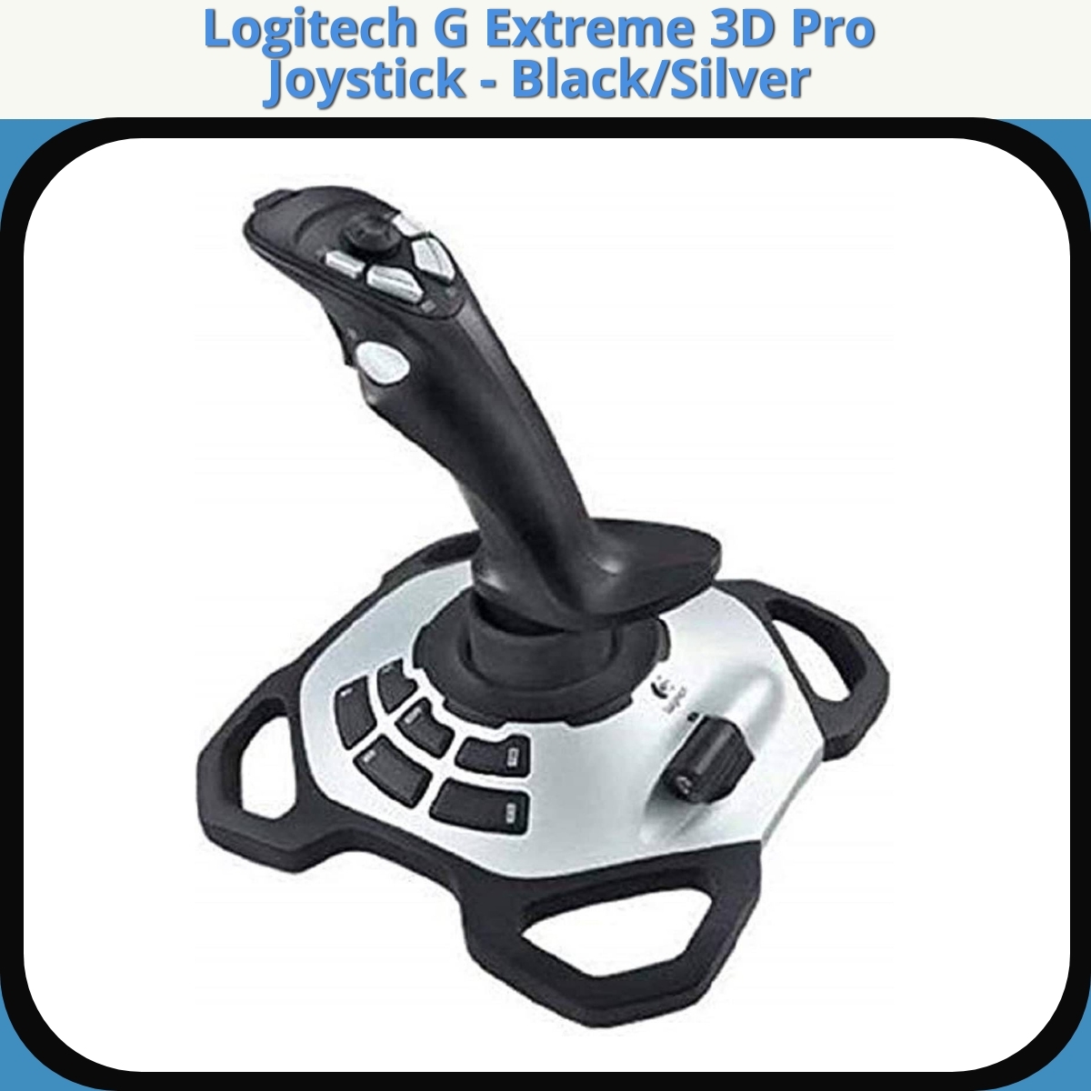 Anmeldelse af Logitech G Extreme 3D Pro Joystick - Black/Silver