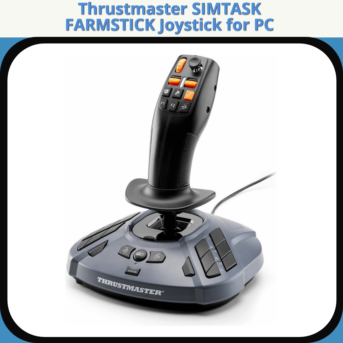 Anmeldelse af Thrustmaster SIMTASK FARMSTICK Joystick for PC