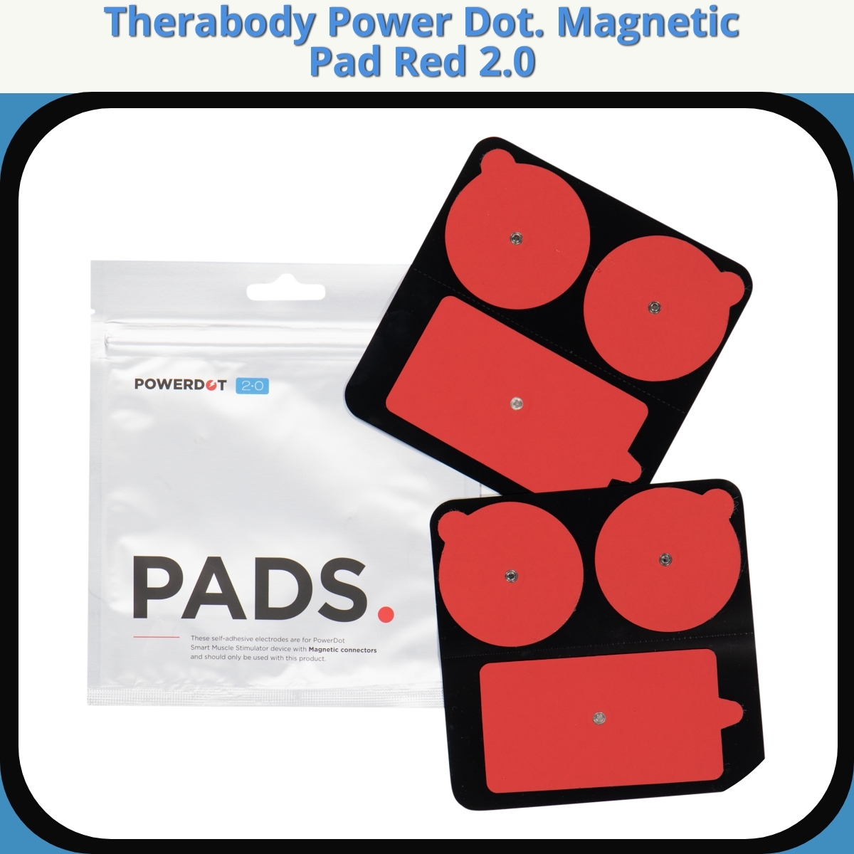 Anmeldelse af Therabody Power Dot. Magnetic Pad Red 2.0