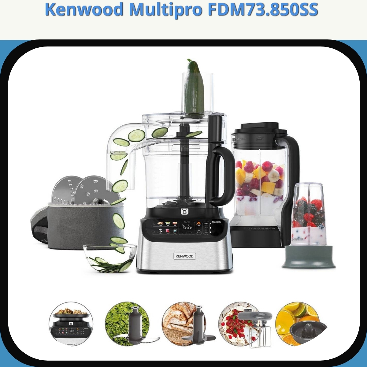 Anmeldelse af Kenwood Multipro FDM73.850SS