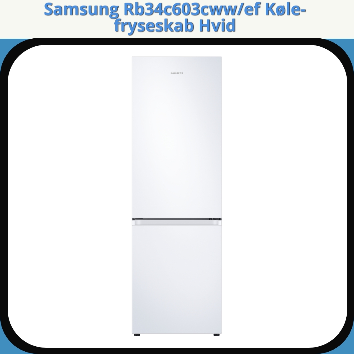 Anmeldelse af Samsung Rb34c603cww/ef Køle-fryseskab Hvid