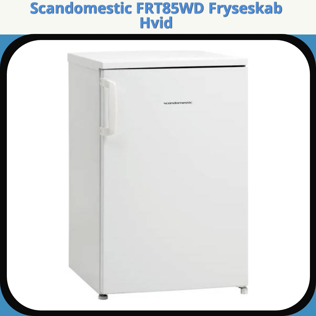 Anmeldelse af Scandomestic FRT85WD Fryseskab Hvid