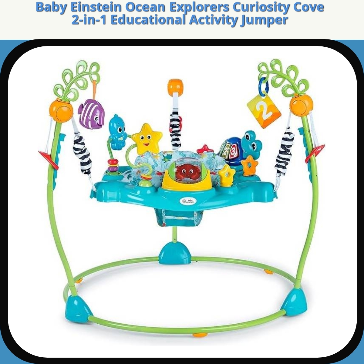 Anmeldelse af Baby Einstein Ocean Explorers Curiosity Cove 2-in-1 Educational Activity Jumper