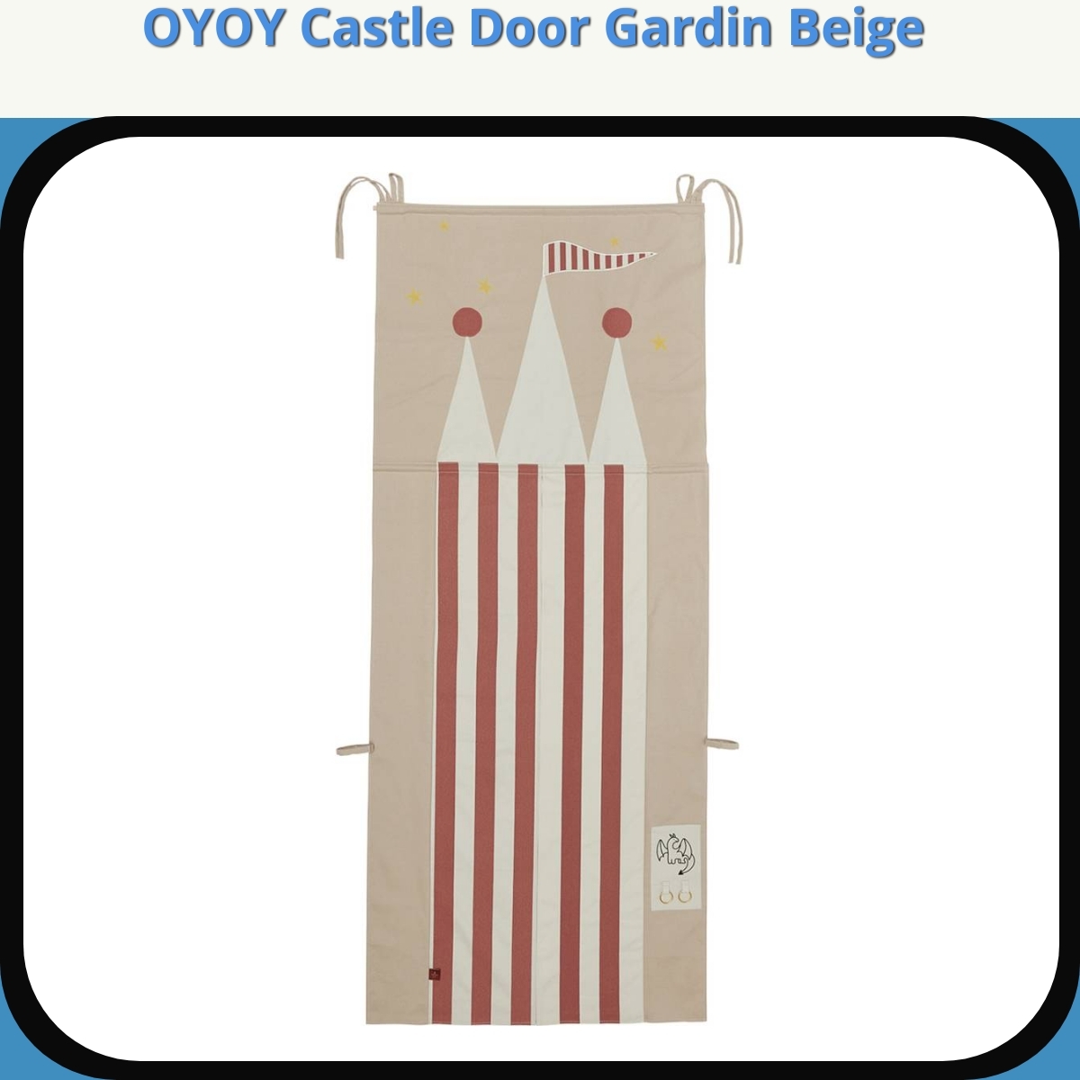 Anmeldelse af OYOY Castle Door Gardin Beige
