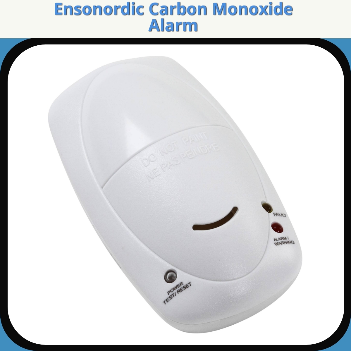 Anmeldelse af Ensonordic Carbon Monoxide Alarm