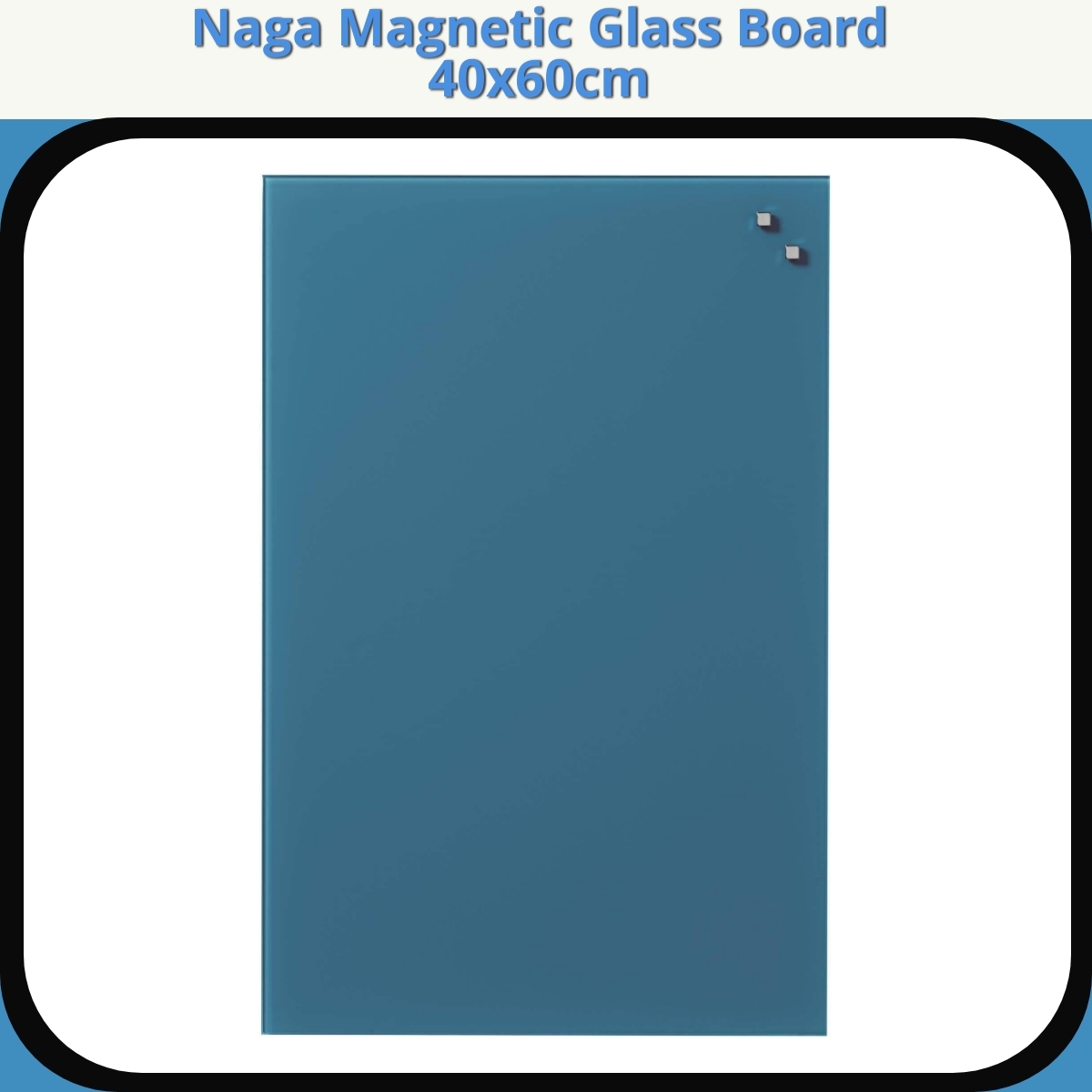 Anmeldelse af Naga Magnetic Glass Board 40x60cm