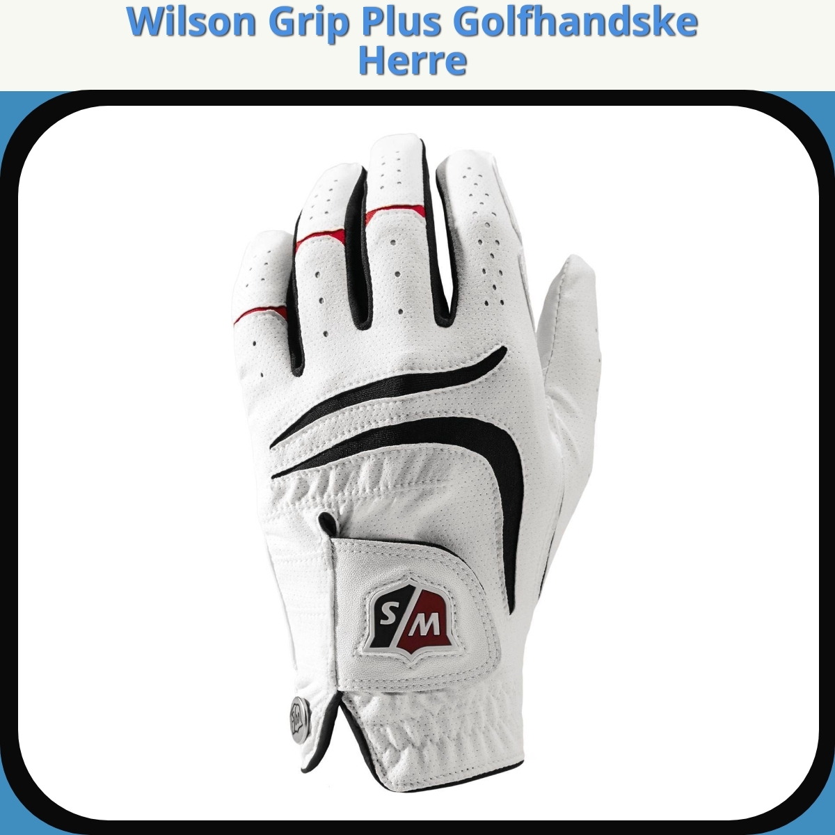 Anmeldelse af Wilson Grip Plus Golfhandske Herre