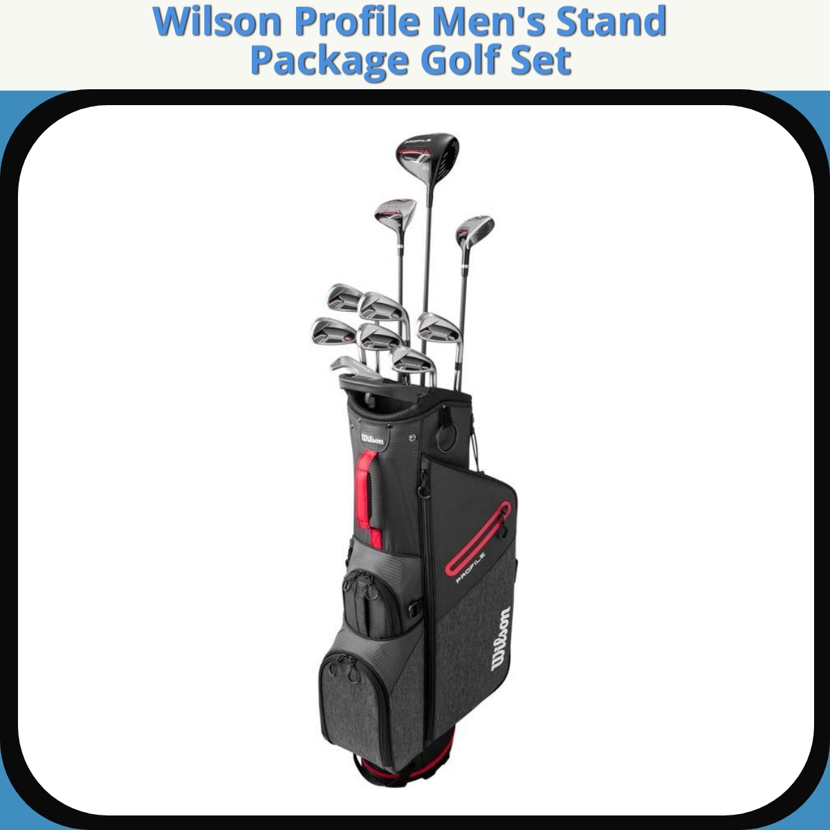 Anmeldelse af Wilson Profile Men's Stand Package Golf Set