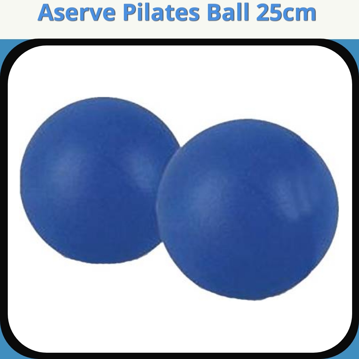 Anmeldelse af Aserve Pilates Ball 25cm