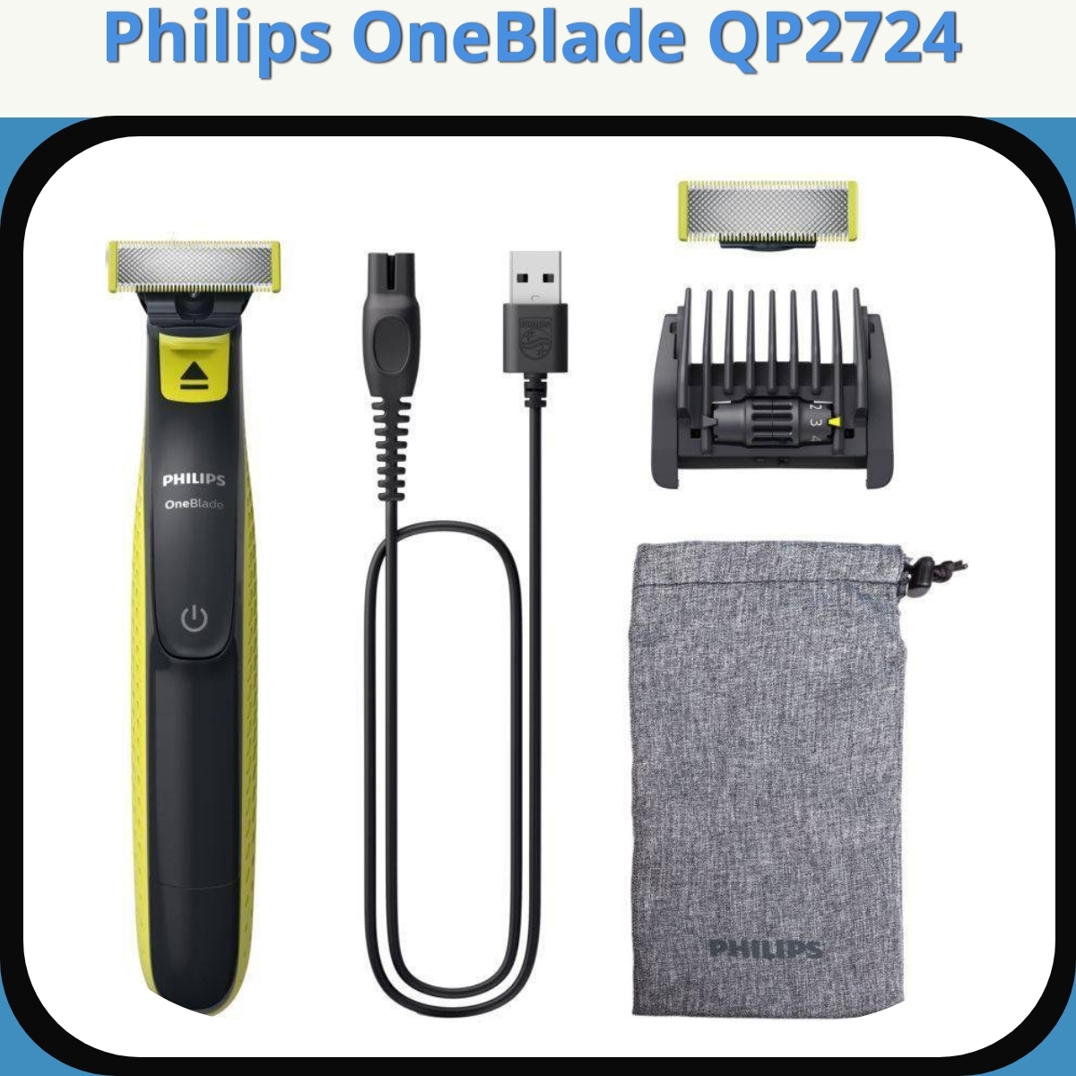 Anmeldelse af Philips OneBlade QP2724