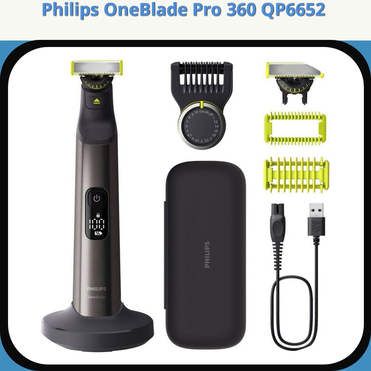 Anmeldelse af Philips OneBlade Pro 360 QP6652