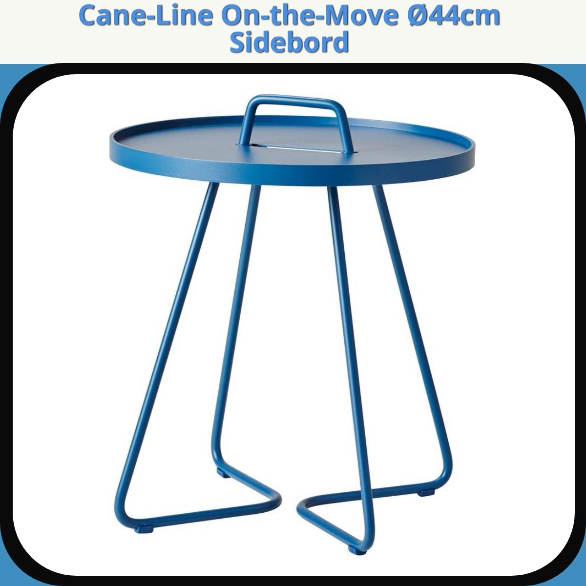 Anmeldelse af Cane-Line On-the-Move Ø44cm Sidebord