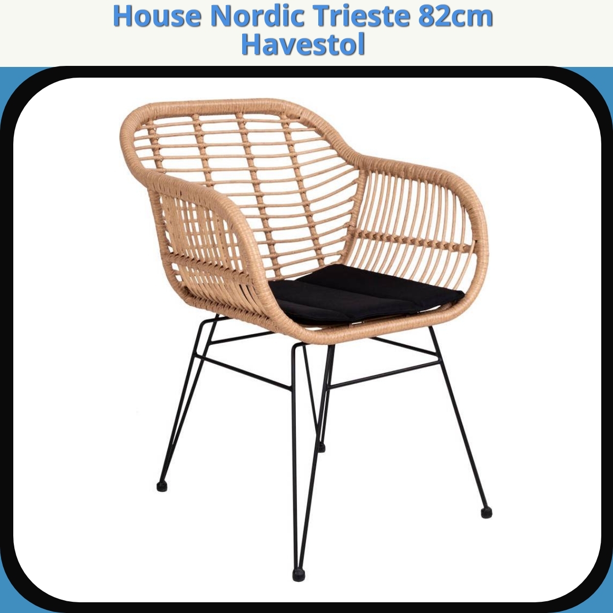 Anmeldelse af House Nordic Trieste 82cm Havestol