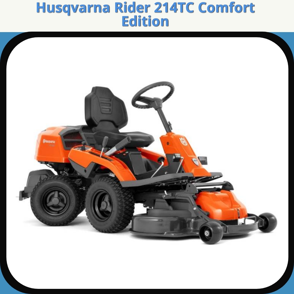 Anmeldelse af Husqvarna Rider 214TC Comfort Edition