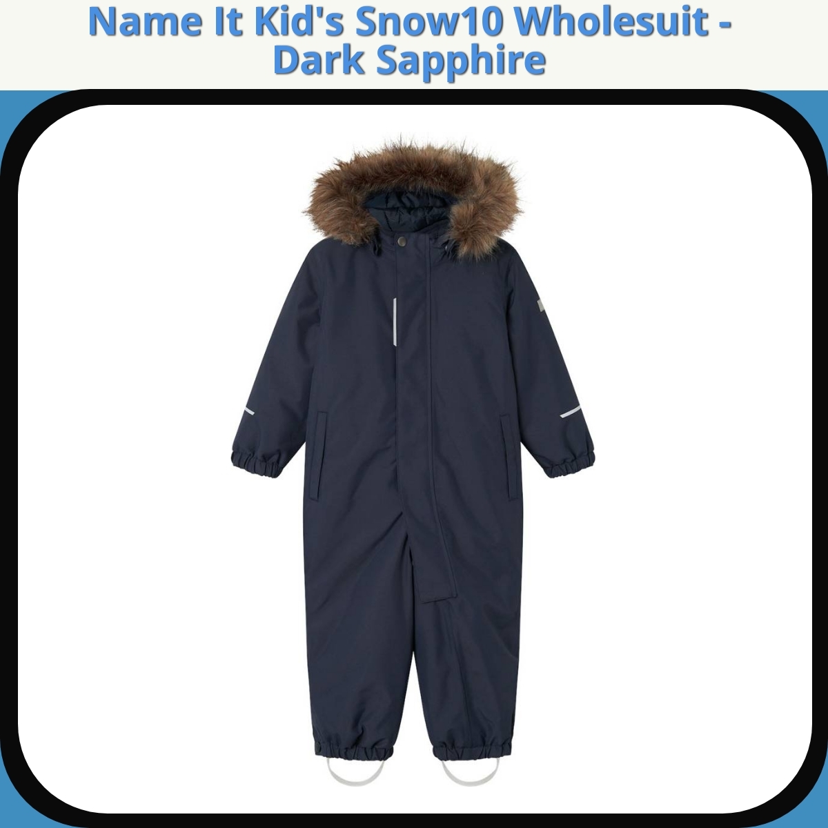 Anmeldelse af Name It Kid's Snow10 Wholesuit - Dark Sapphire