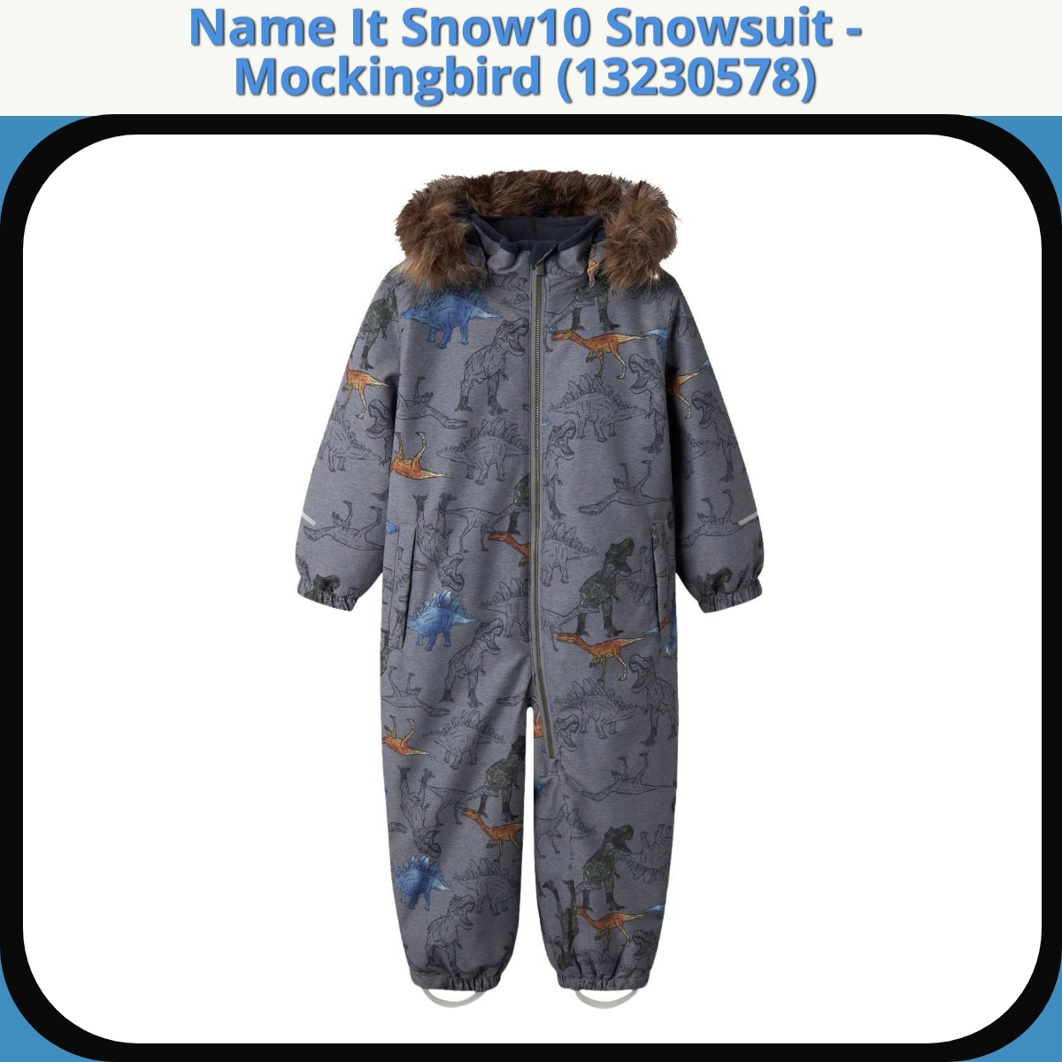 Anmeldelse af Name It Snow10 Snowsuit - Mockingbird (13230578)