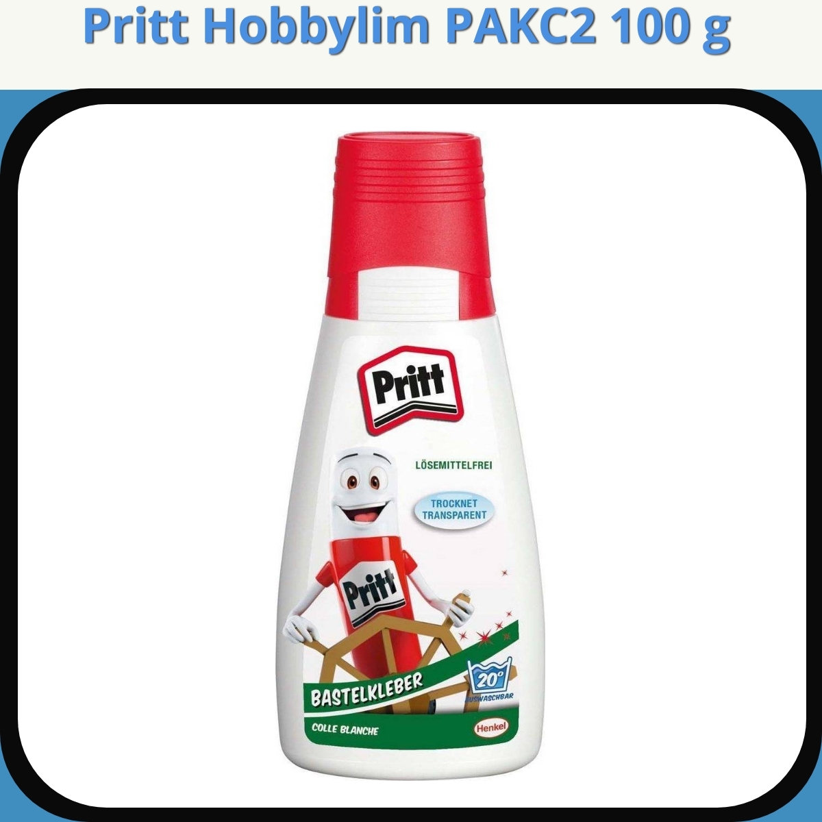 Anmeldelse af Pritt Hobbylim PAKC2 100 g