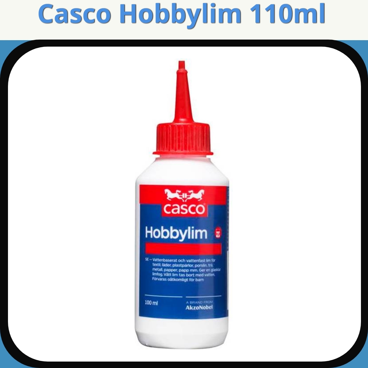 Anmeldelse af Casco Hobbylim 110ml
