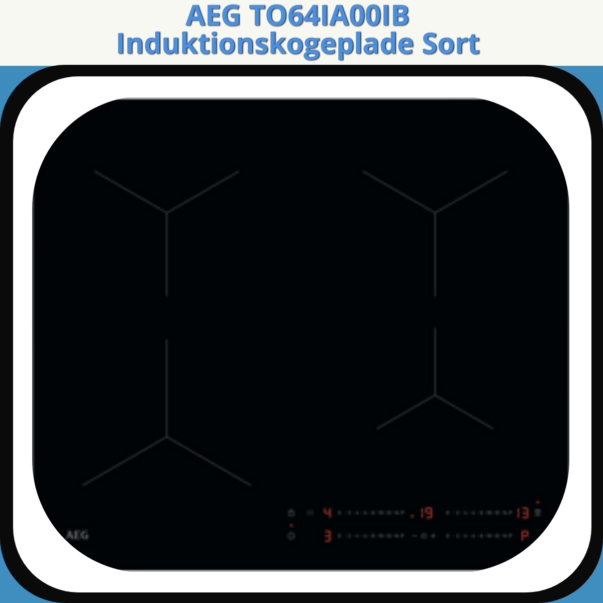 Anmeldelse af AEG TO64IA00IB Induktionskogeplade Sort