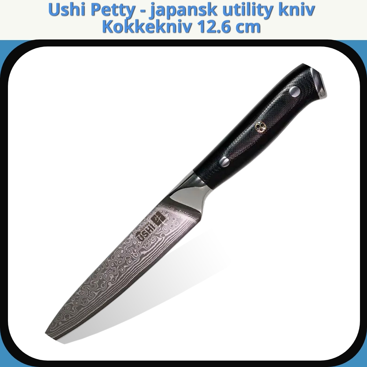 Anmeldelse af Ushi Petty - japansk utility kniv Kokkekniv 12.6 cm