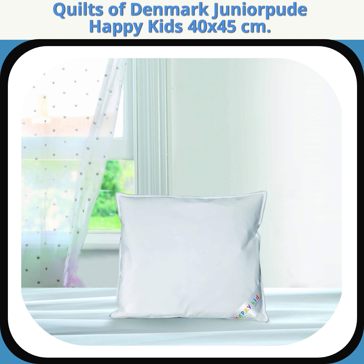 Anmeldelse af Quilts of Denmark Juniorpude Happy Kids 40x45 cm.