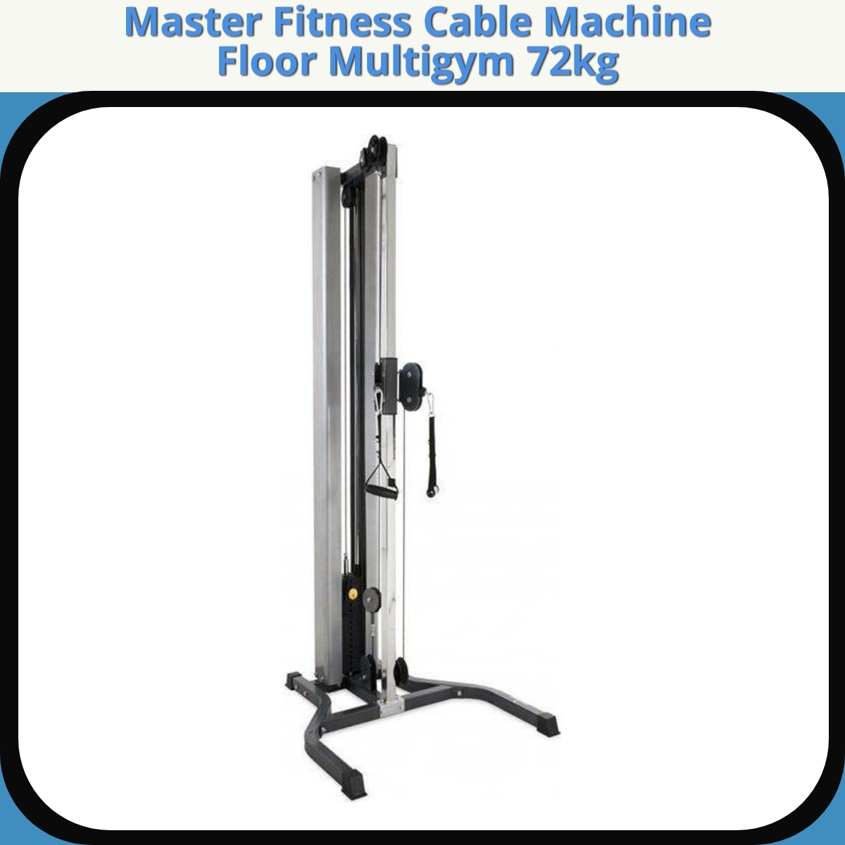 Anmeldelse af Master Fitness Cable Machine Floor Multigym 72kg