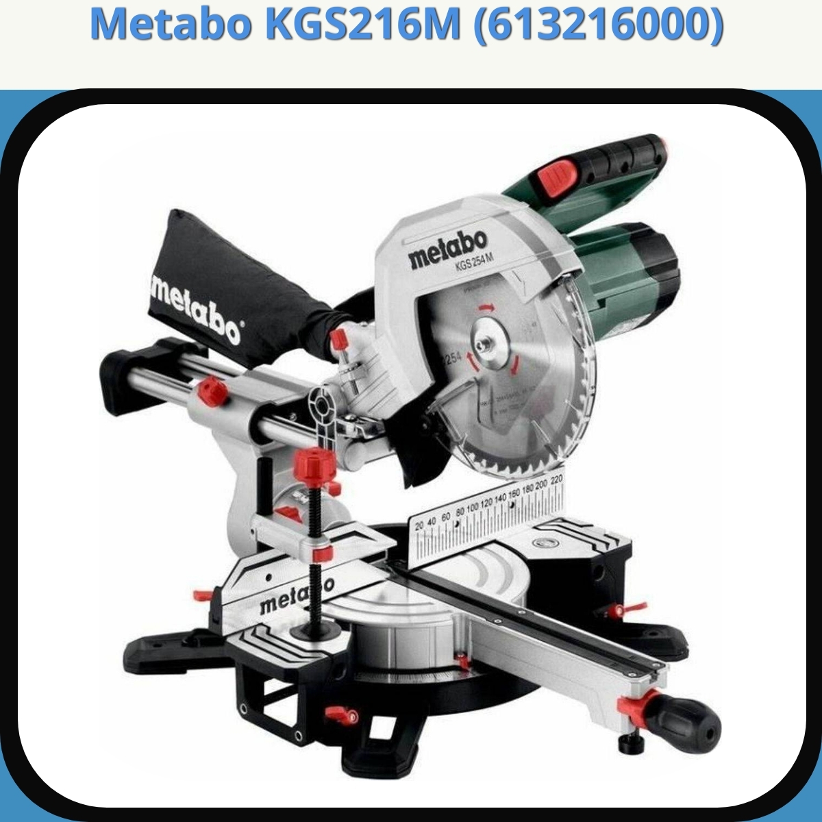 Anmeldelse af Metabo KGS216M (613216000)