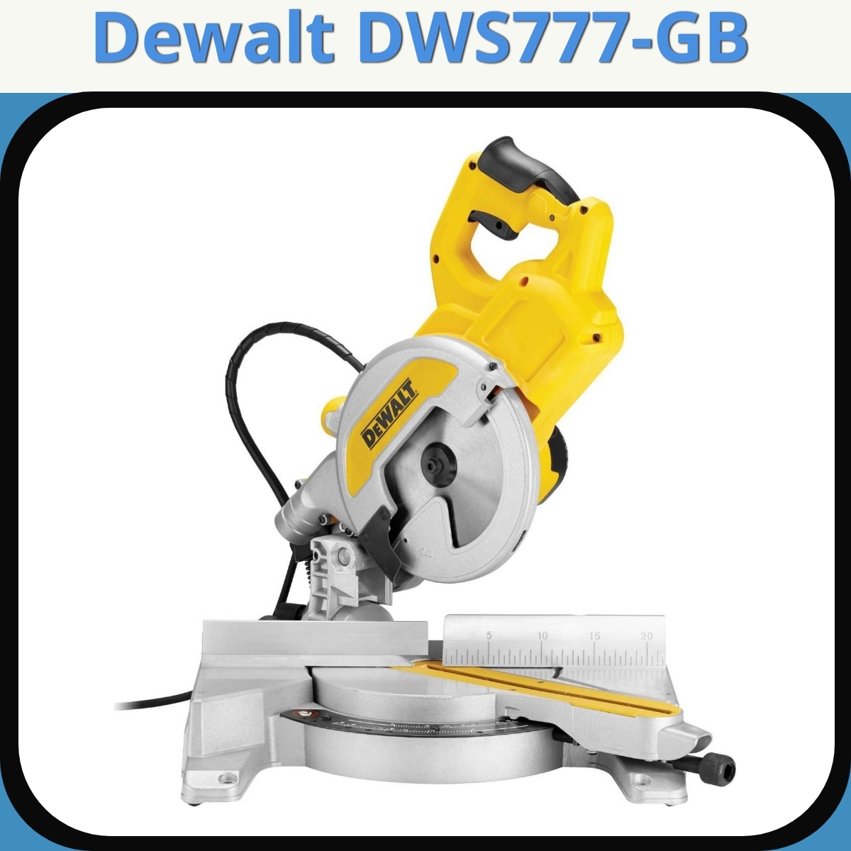 Anmeldelse af Dewalt DWS777-GB