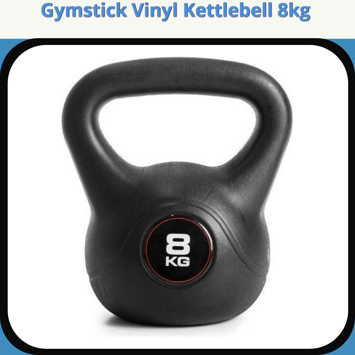 Anmeldelse af Gymstick Vinyl Kettlebell 8kg