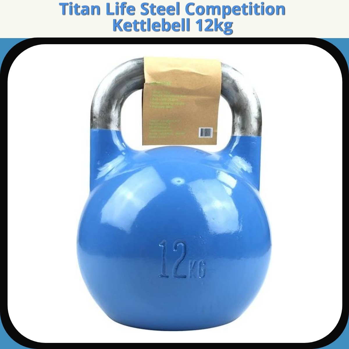 Anmeldelse af Titan Life Steel Competition Kettlebell 12kg