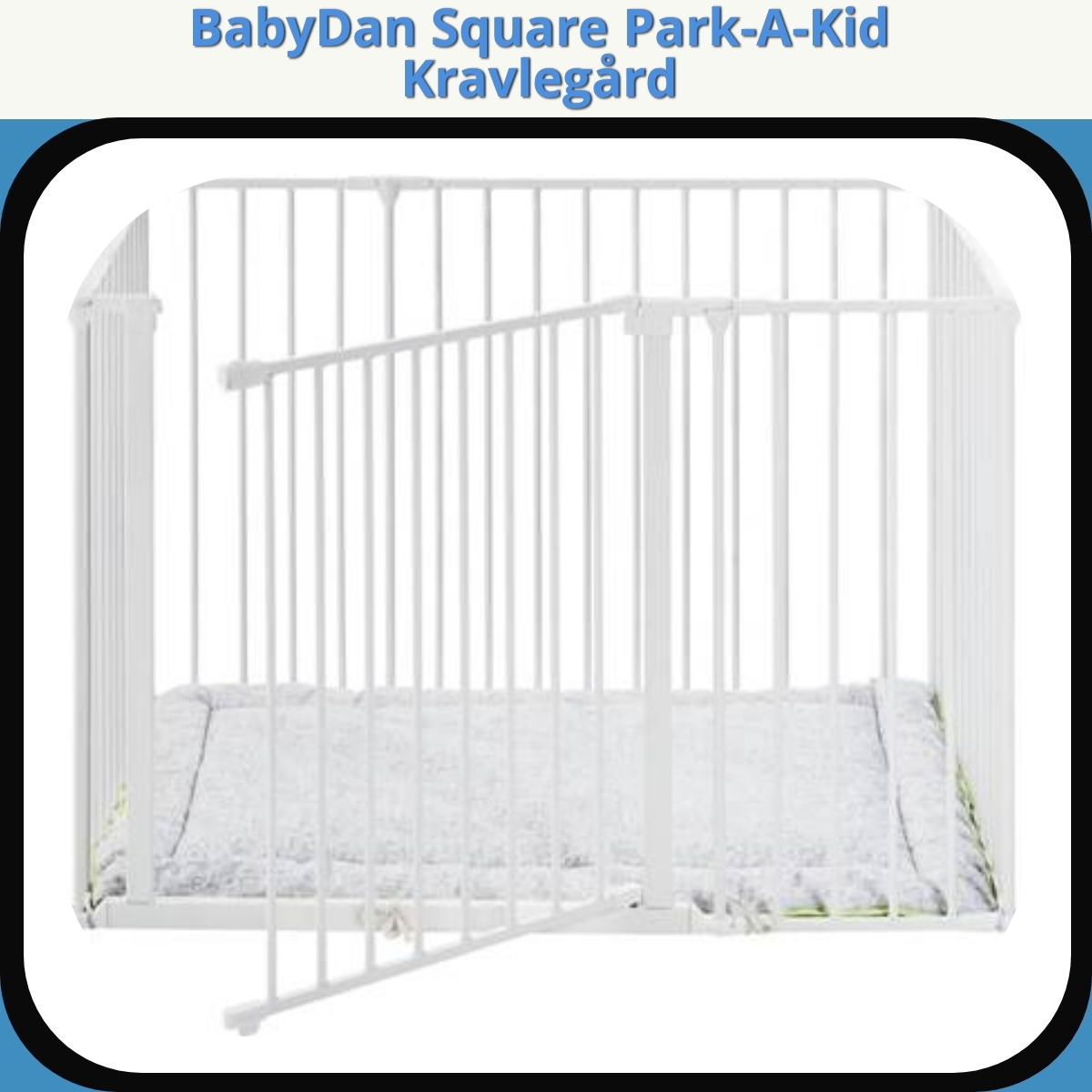 Anmeldelse af BabyDan Square Park-A-Kid Kravlegård